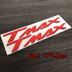 Stickers Tmax 3D anodisé rouge