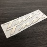 Stickers Tmax 3D anodisé silver